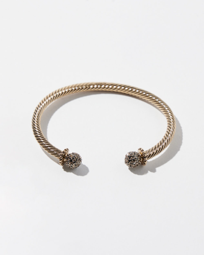 Chico's Gold Tone Cuff Bracelet |  In Gold Metallic