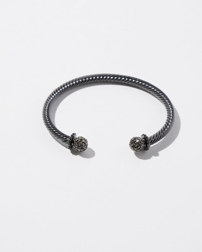 Chico's Hematite Tone Cuff Bracelet |  In Hematite Gray