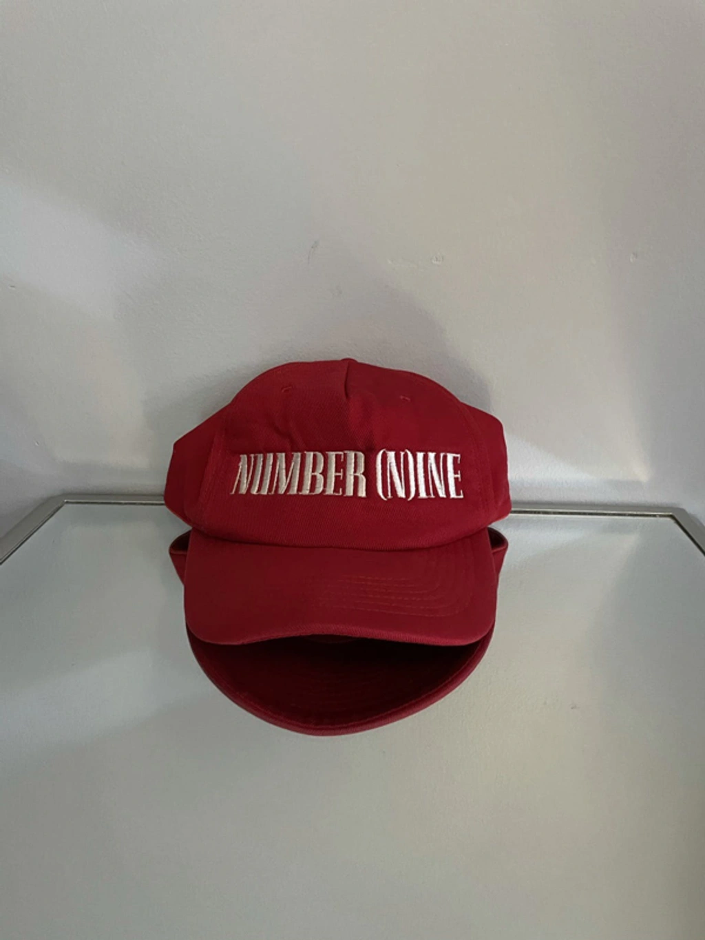 Pre-owned Number N Ine Number (n)ine Ss06 “fuck You” Hat In Red