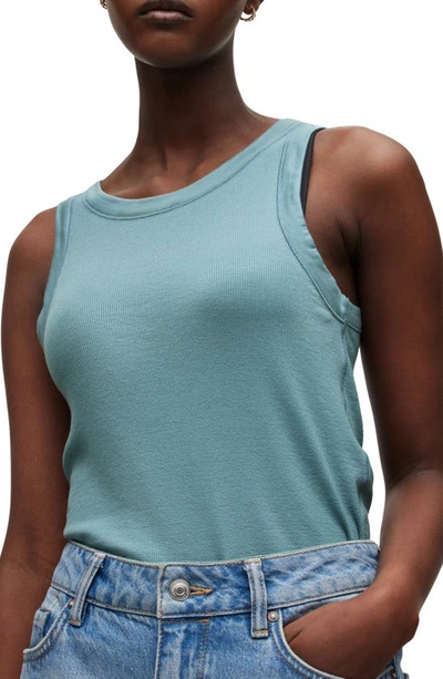 Allsaints Rina Tank Top In Sea Blue