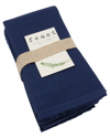 Kaf Home Set Of 12 Napkins In Blue