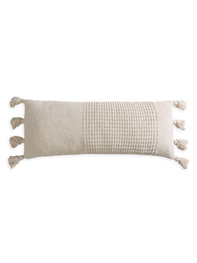 SUNDAY CITIZEN BRAIDED POM POM LUMBAR PILLOW