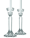 GODINGER GODINGER DUBLIN CRYSTAL TAPERED CANDLESTICK SET