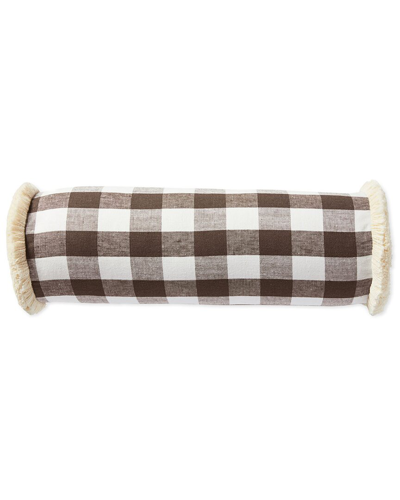 Serena & Lily Classic Linen Gingham Pillow