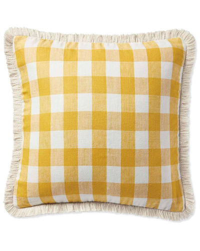 Serena & Lily Classic Linen Gingham Pillow