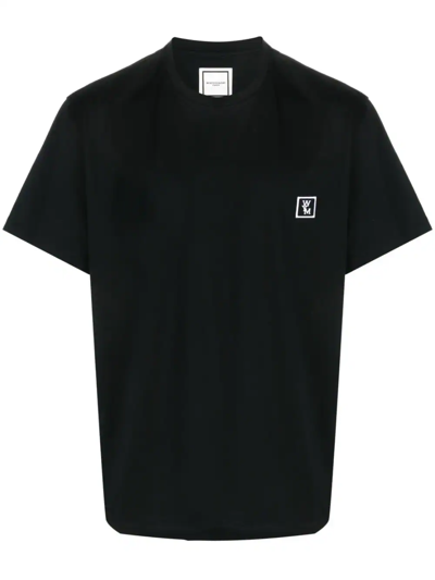 Wooyoungmi Logo-print Cotton-jersey T-shirt In Black