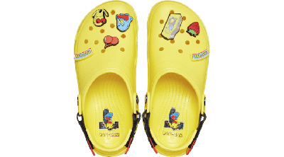 Crocs X Pac-man All Terrain Clog Shoes In Lemon