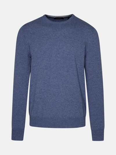 Gran Sasso Blue Cashmere Sweater In Light Blue