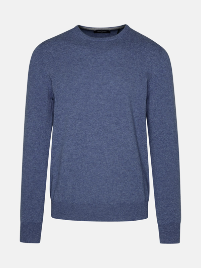Gran Sasso Blue Cashmere Sweater