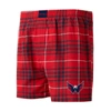 CONCEPTS SPORT CONCEPTS SPORT RED/NAVY WASHINGTON CAPITALS CONCORD FLANNEL BOXERS