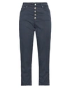 Dondup Woman Pants Navy Blue Size 29 Lyocell, Cotton, Elastane