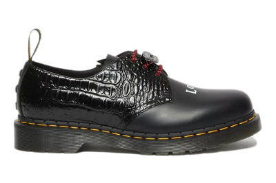 Pre-owned Dr. Martens 1461 Wb Leather Oxford Lost Boys In Black