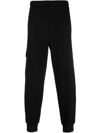 Neil Barrett Cargo-pocket Tapered Trousers In Nero