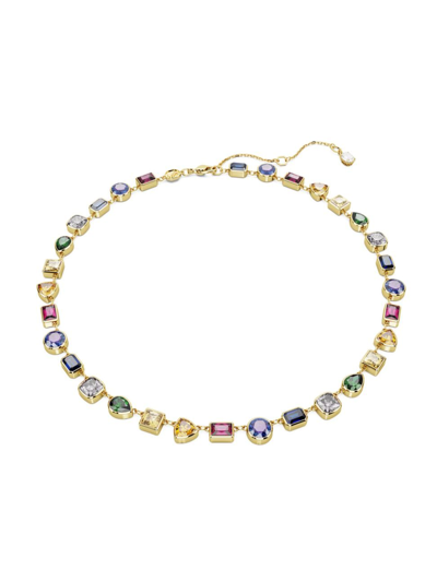 Swarovski Stilla Mixed Crystal Necklace In Neutral