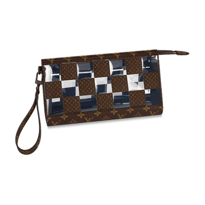 Louis Vuitton Standing Pouch In M_chess