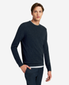 Kenneth Cole Site Exclusive! Crew Neck Cashmere Sweater In Navy