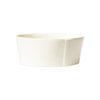 Vietri Lastra Medium Serving Bowl In White
