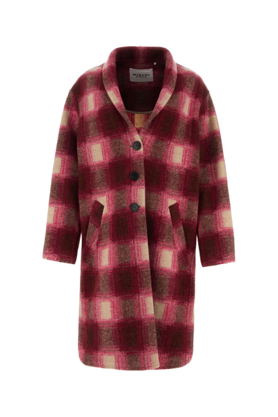 Isabel Marant Étoile Gabriel Single-breasted Coat In Pink