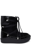 Chiara Ferragni 'cf' Snow Boots In Black Pvc Blend In Black