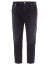 Dolce & Gabbana Logo Plaque Tapered Leg Jeans