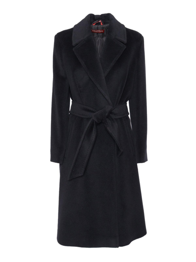 Max Mara Asti Coat In Black