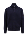 STONE ISLAND COMPASS PATCH BUTTON-UP CARDIGAN