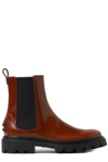TOD'S STUDDED ROUND TOE CHELSEA BOOTS