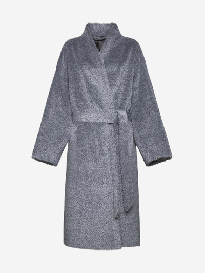 Isabel Marant Caliste Alpaca And Wool Coat In 02gy