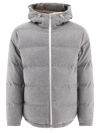 BRUNELLO CUCINELLI ZIP-UP PADDED HOODED DOWN JACKET