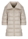 Herno Ivory Ultralight Nylon Quilted Down Jacket