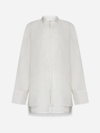 ROHE DOUBLE LAYERED ORGANZA SILK SHIRT