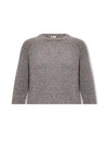 Totême Llama Wool-blend Sweater In Grey
