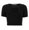 ALEXANDER WANG CIRCLE CUT-OUT KNIT TOP