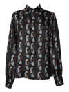 Etro Paisley-printed Buttoned Shirt In Nero