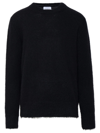 OFF-WHITE BLACK MOHAIR SWEATER