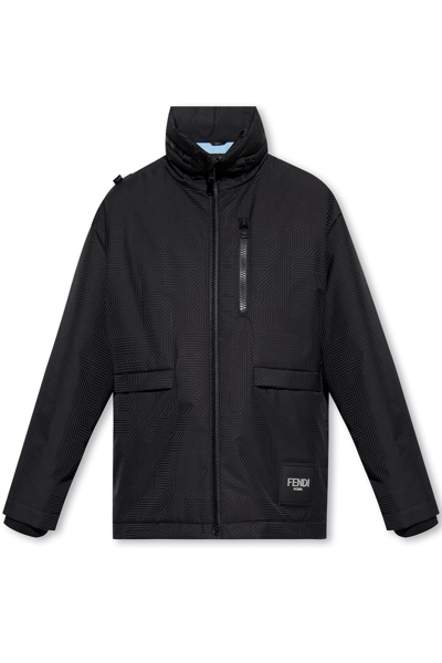 Fendi Ski Jacket In Noir