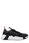 Moncler Black Compassor Low-top Sneakers In Nero