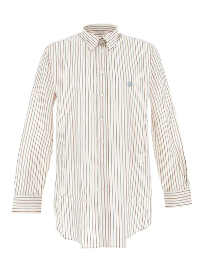 Etro Stripes Shirt In White