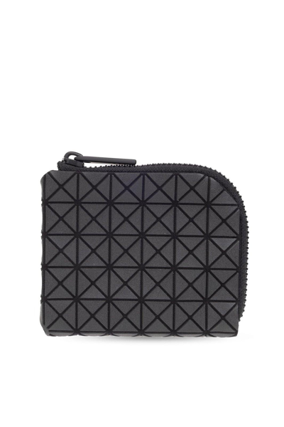 Bao Bao Issey Miyake Geometric-patterned Zip Around Wallet In Black