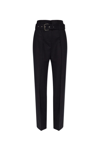 Iro Belted High-waisted Tailored Wool Trousers