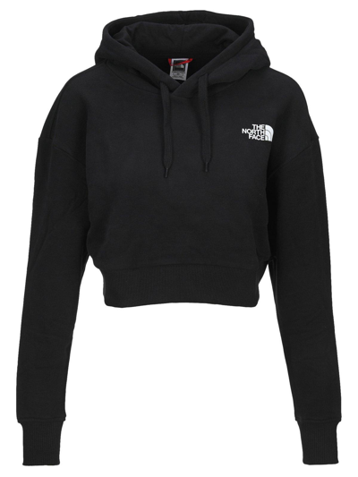 The North Face Trend Cropped Hoodie In Black