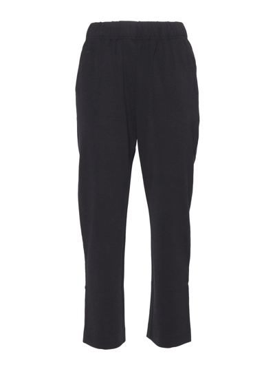Weekend Max Mara Cropped Tailored Trousers In Black