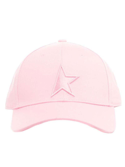 Golden Goose Deluxe Brand Star Embroidered Baseball Cap In Pink