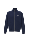 Sun 68 Cotton Sweatshirt In Navy