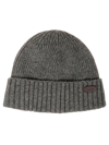 BARBOUR LOGO PATCH KNITTED BEANIE