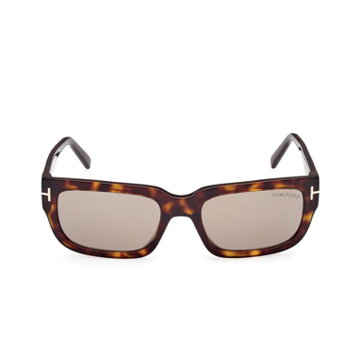 Tom Ford Eyewear Rectangular Frame Sunglasses In Multi