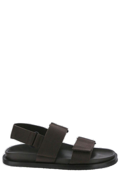 Uma Wang Touch-strap Open-toe Sandals In Brown