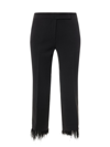 MICHAEL MICHAEL KORS MICHAEL MICHAEL KORS FEATHER DETAILED STRETCH TROUSERS
