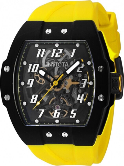 Pre-owned Invicta Men's Jm Correa 44406 Automatic Titanium Case Black Dial Watch