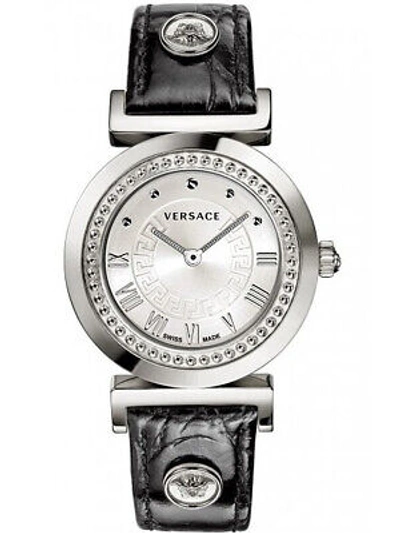 Pre-owned Versace P5q99d001s009 Vanity Ladies Watch 35mm 3atm